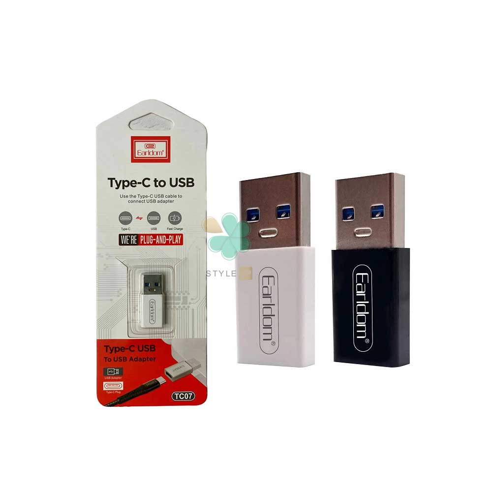 قیمت و خرید تبدیل OTG یو اس بی به تایپ سی ارلدام ET-TC07 - بدنه آلومینیومی